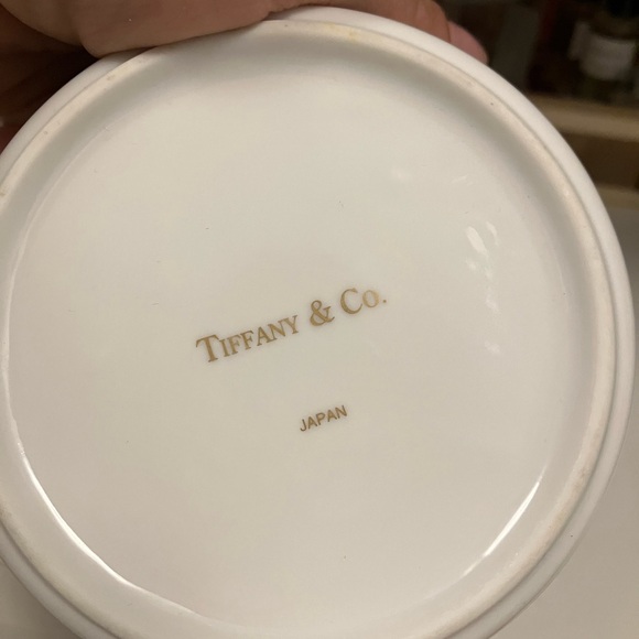 Tiffany & Co. bone china trinket box world map - Picture 4 of 5